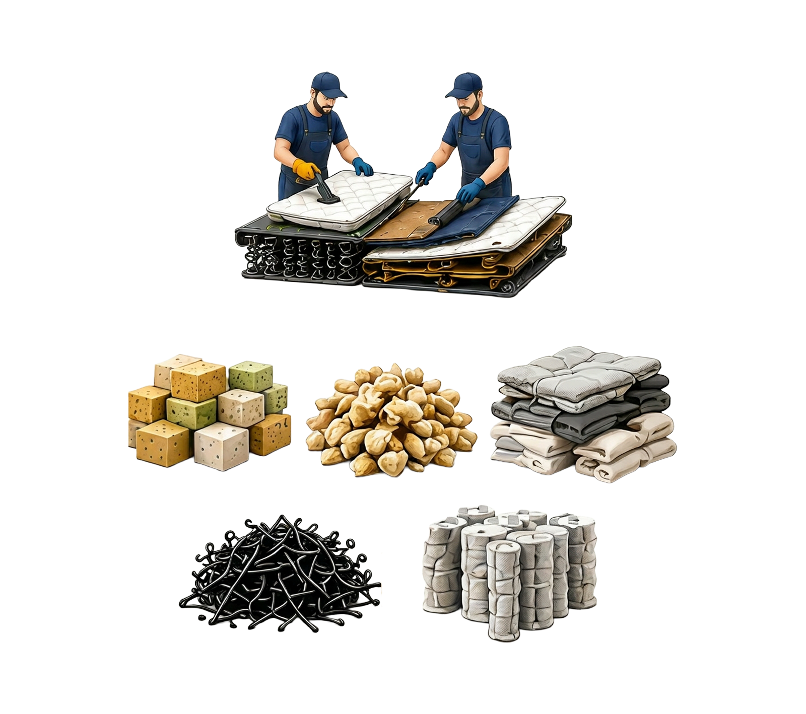 Paso 3: Separación de materiales